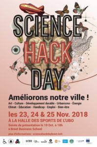 Science Hack Day 23, 24, 25 novembre @ Halle des sports de l'UBO