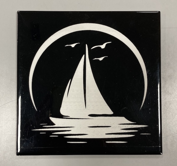 gravure sur carrelage